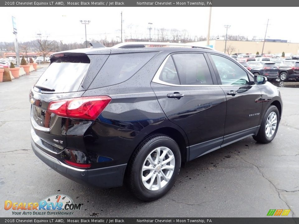 2018 Chevrolet Equinox LT AWD Mosaic Black Metallic / Jet Black Photo #9