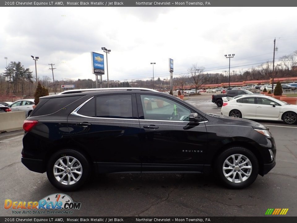 2018 Chevrolet Equinox LT AWD Mosaic Black Metallic / Jet Black Photo #10