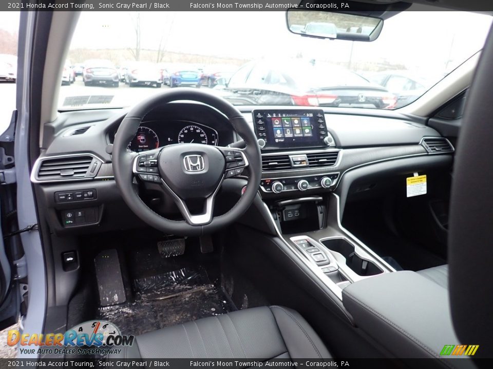 Black Interior - 2021 Honda Accord Touring Photo #9