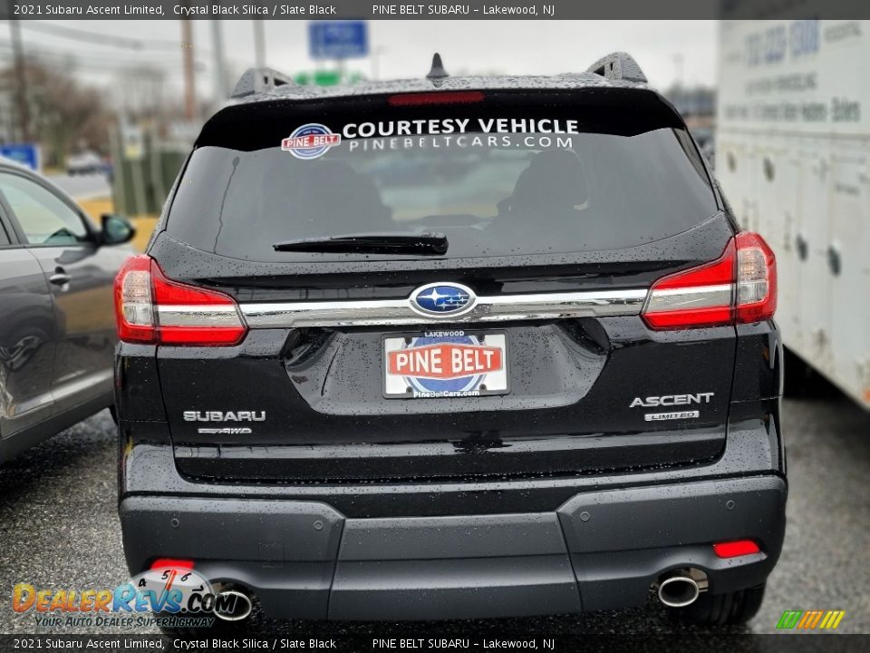 2021 Subaru Ascent Limited Crystal Black Silica / Slate Black Photo #3