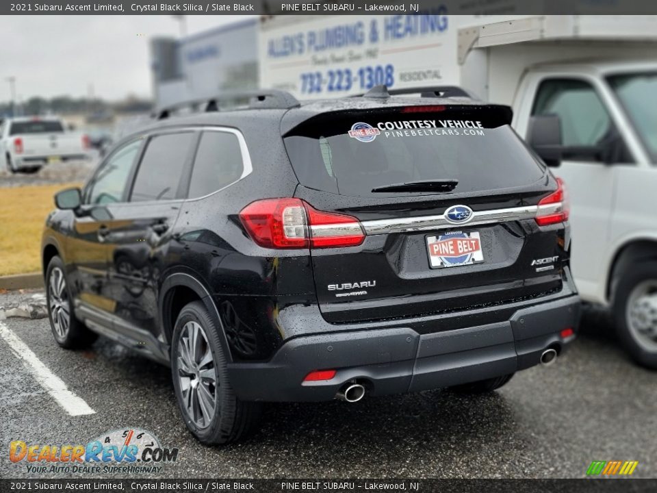 2021 Subaru Ascent Limited Crystal Black Silica / Slate Black Photo #4