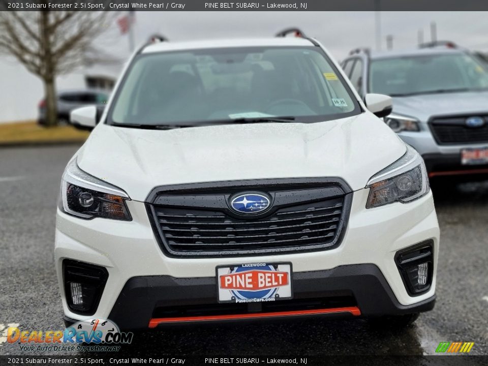 2021 Subaru Forester 2.5i Sport Crystal White Pearl / Gray Photo #2