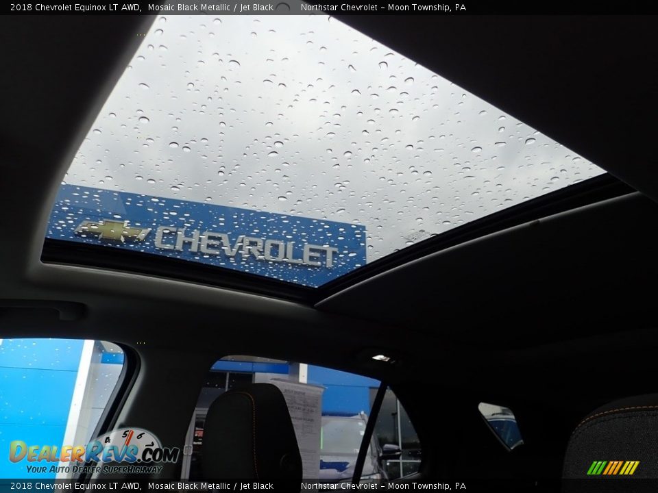2018 Chevrolet Equinox LT AWD Mosaic Black Metallic / Jet Black Photo #25