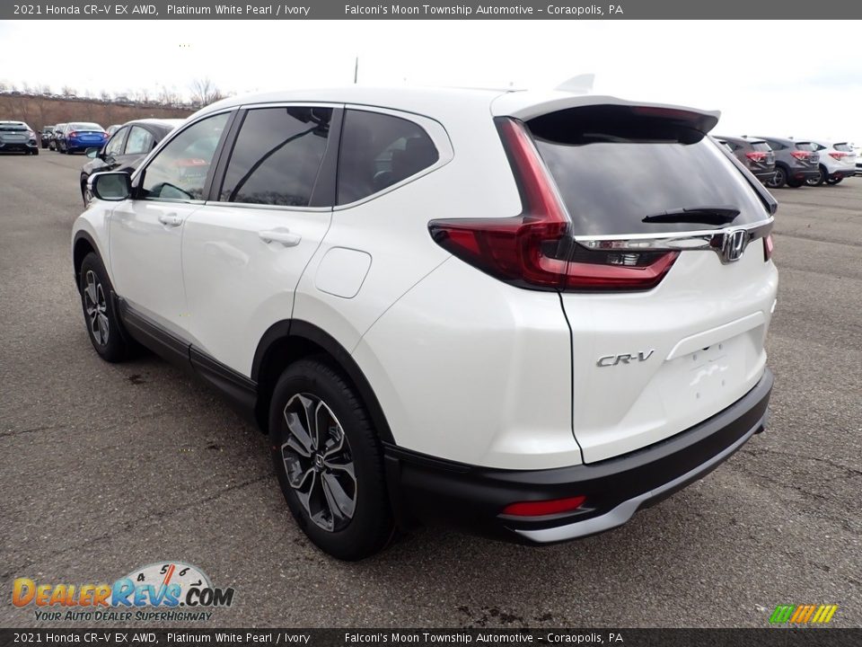 2021 Honda CR-V EX AWD Platinum White Pearl / Ivory Photo #6