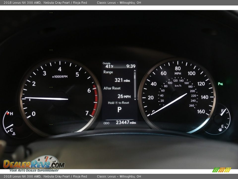 2018 Lexus NX 300 AWD Nebula Gray Pearl / Rioja Red Photo #8