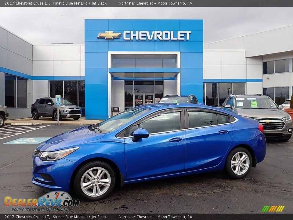 2017 Chevrolet Cruze LT Kinetic Blue Metallic / Jet Black Photo #1