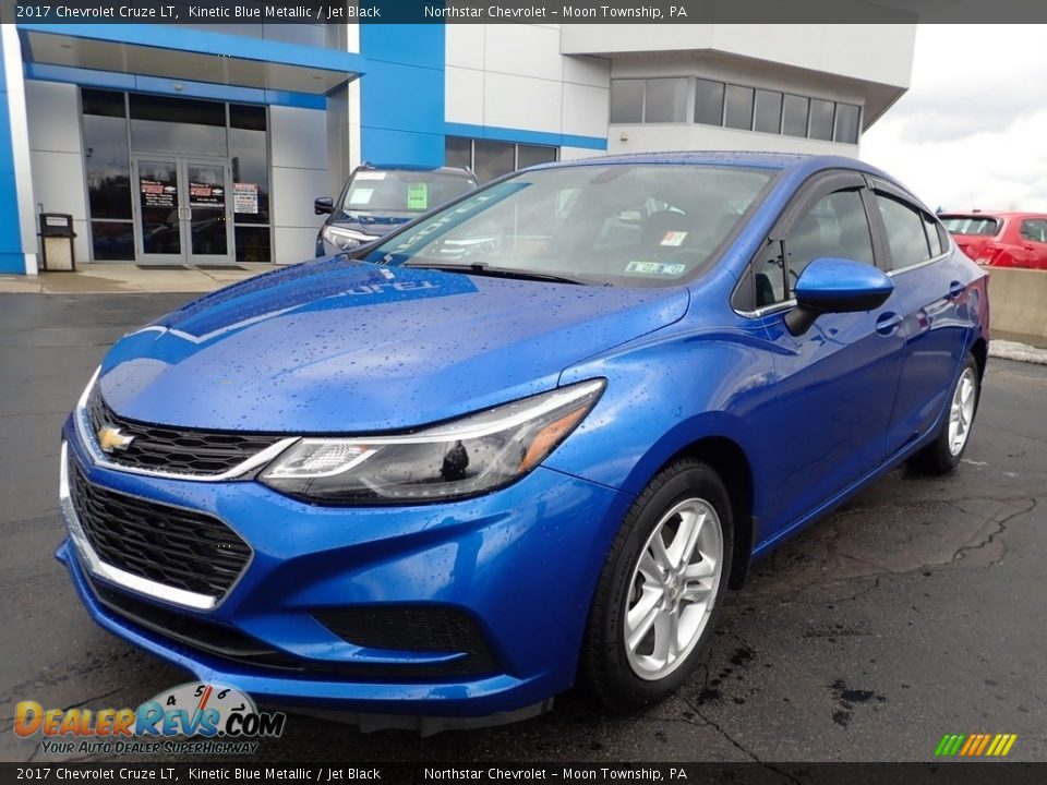 2017 Chevrolet Cruze LT Kinetic Blue Metallic / Jet Black Photo #2