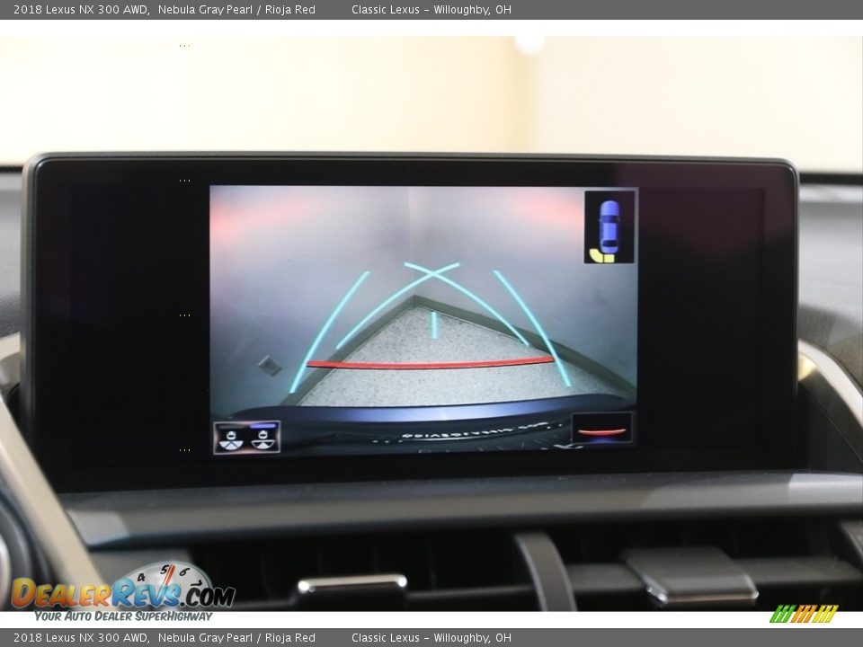 2018 Lexus NX 300 AWD Nebula Gray Pearl / Rioja Red Photo #15