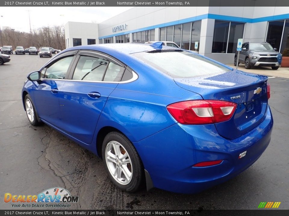 2017 Chevrolet Cruze LT Kinetic Blue Metallic / Jet Black Photo #4