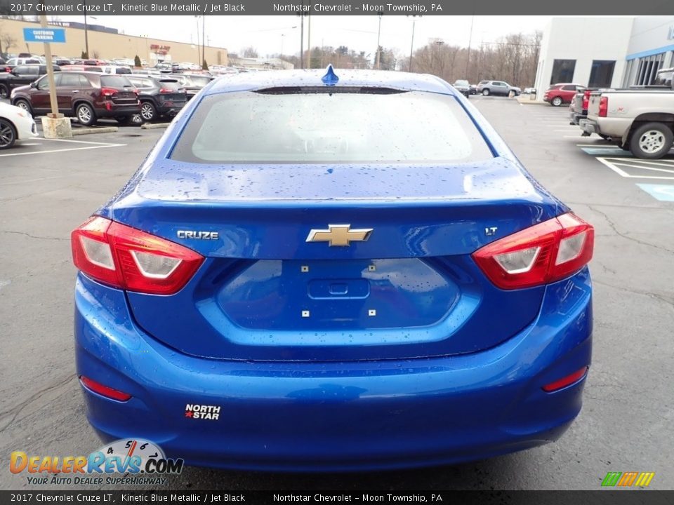 2017 Chevrolet Cruze LT Kinetic Blue Metallic / Jet Black Photo #6