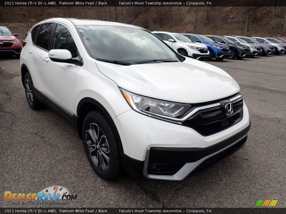 2021 Honda CR-V EX-L AWD Platinum White Pearl / Black Photo #5