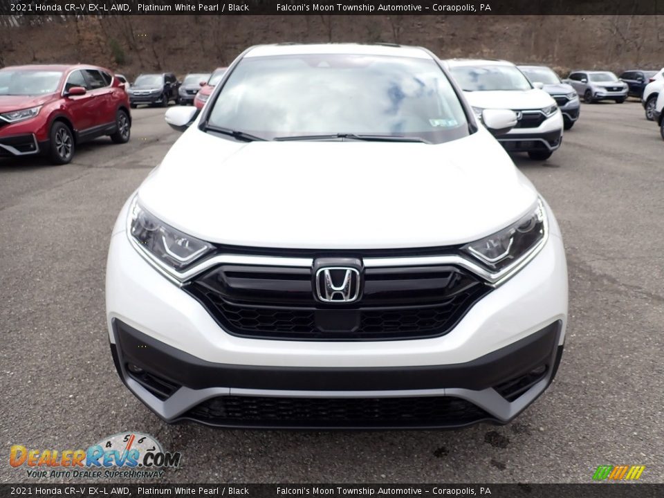 2021 Honda CR-V EX-L AWD Platinum White Pearl / Black Photo #6