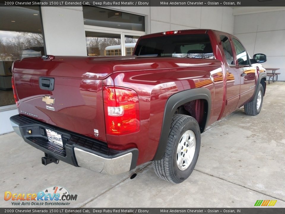 Deep Ruby Red Metallic 2009 Chevrolet Silverado 1500 LT Extended Cab Photo #4