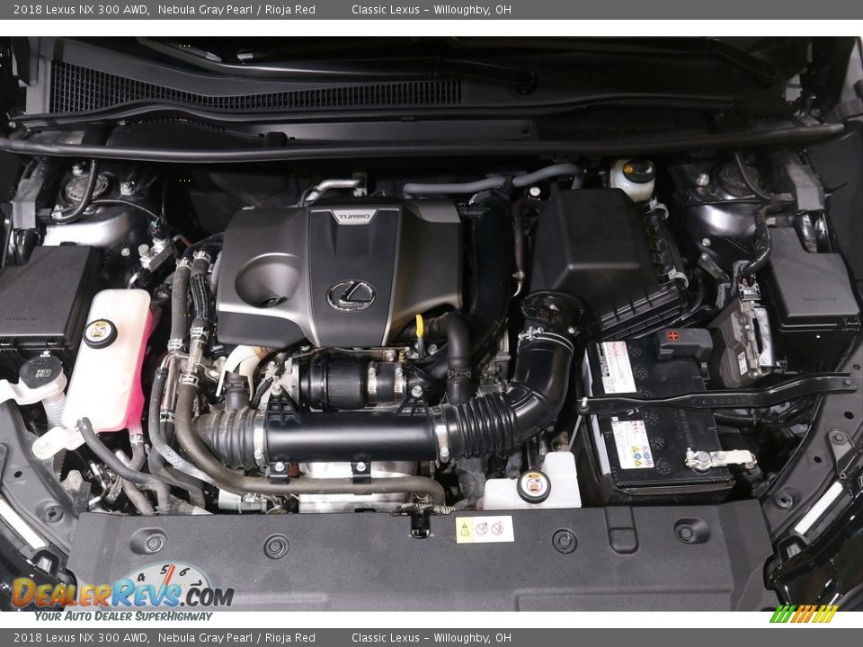 2018 Lexus NX 300 AWD 2.0 Liter Turbocharged DOHC 16-Valve VVT-i 4 Cylinder Engine Photo #23