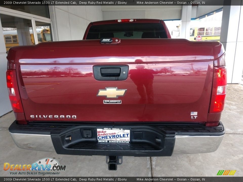 2009 Chevrolet Silverado 1500 LT Extended Cab Deep Ruby Red Metallic / Ebony Photo #5