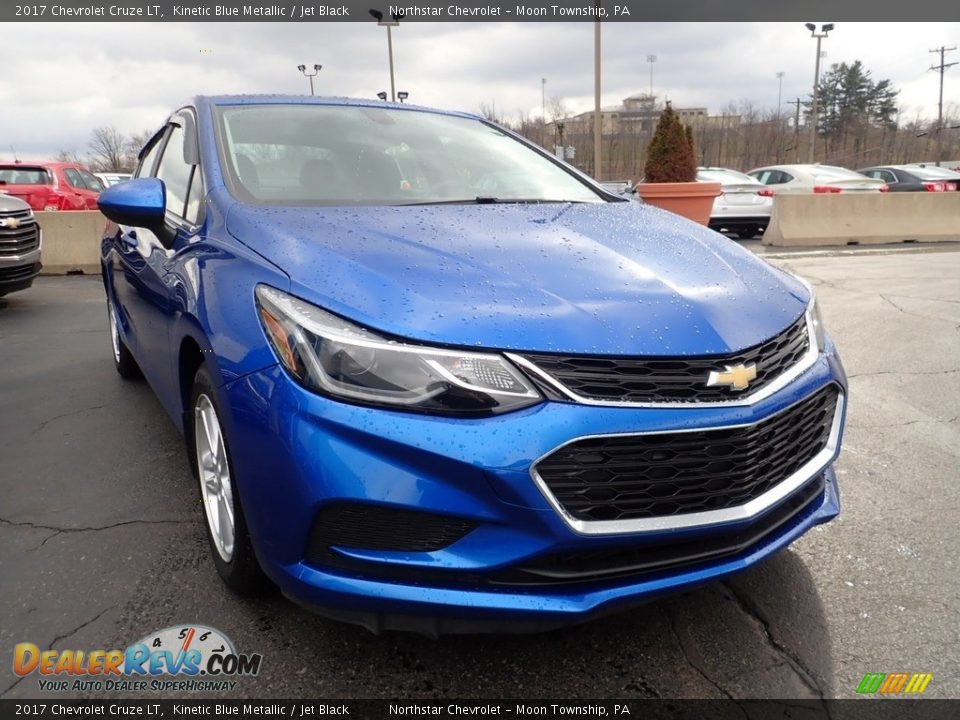 2017 Chevrolet Cruze LT Kinetic Blue Metallic / Jet Black Photo #12