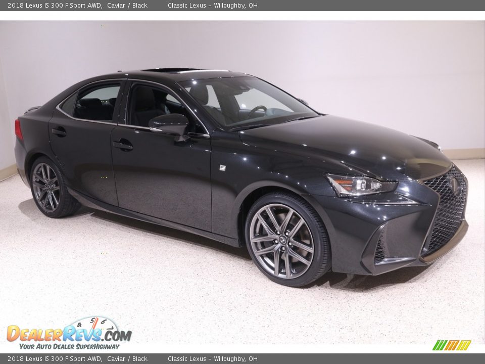 2018 Lexus IS 300 F Sport AWD Caviar / Black Photo #1