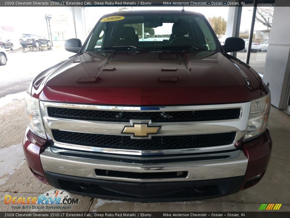 2009 Chevrolet Silverado 1500 LT Extended Cab Deep Ruby Red Metallic / Ebony Photo #9