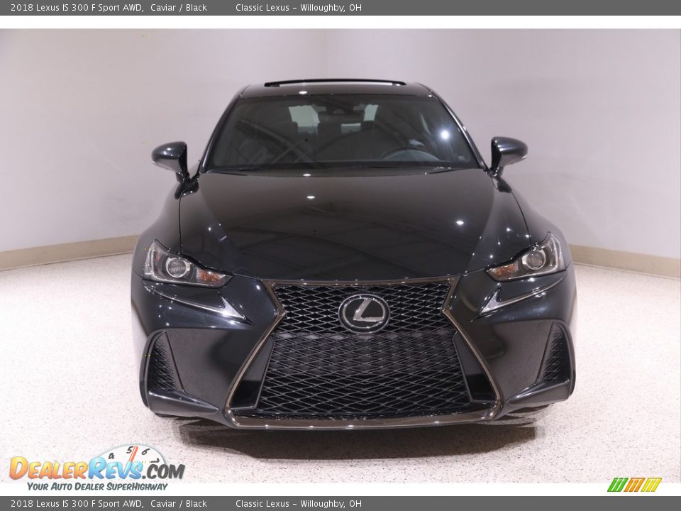 2018 Lexus IS 300 F Sport AWD Caviar / Black Photo #2