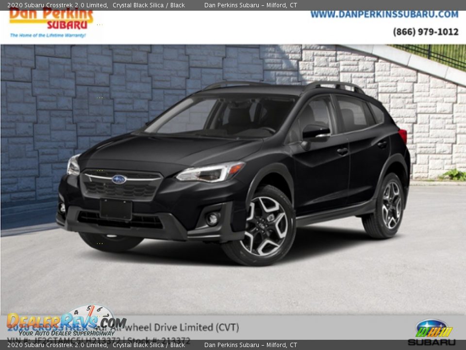 2020 Subaru Crosstrek 2.0 Limited Crystal Black Silica / Black Photo #1