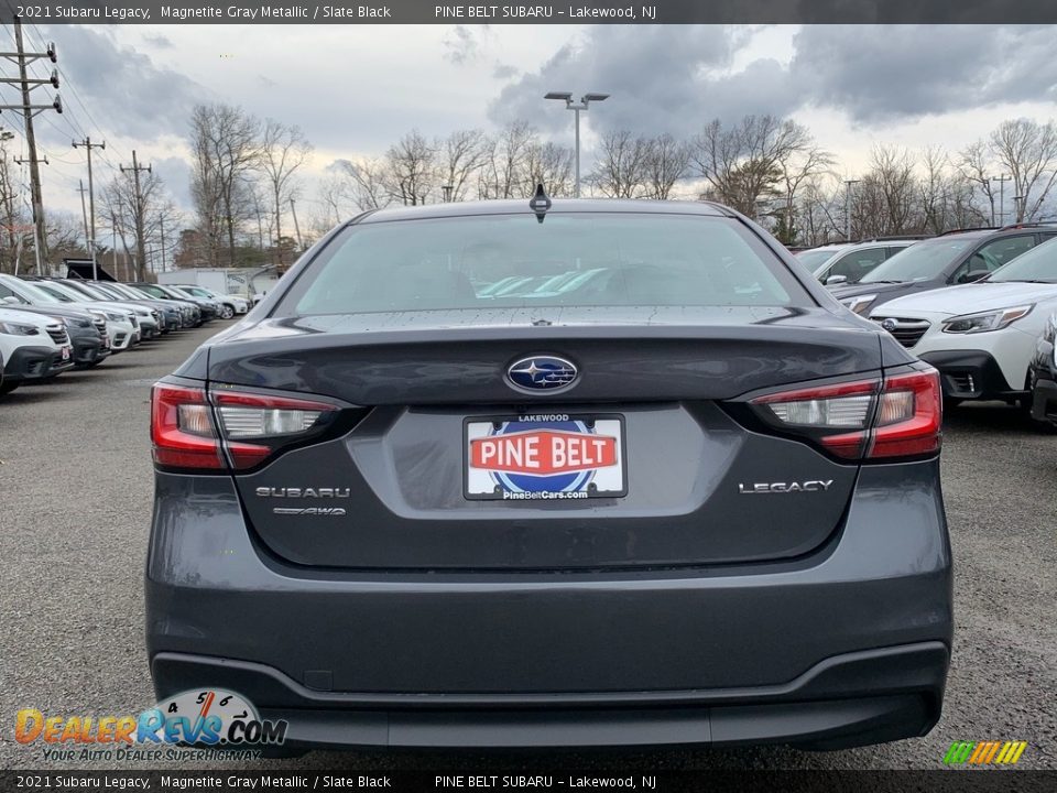 2021 Subaru Legacy Magnetite Gray Metallic / Slate Black Photo #7