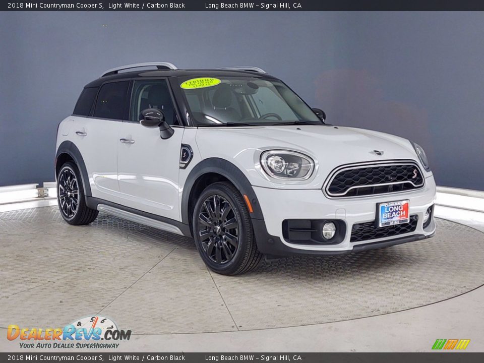 2018 Mini Countryman Cooper S Light White / Carbon Black Photo #1