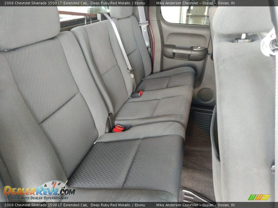 Rear Seat of 2009 Chevrolet Silverado 1500 LT Extended Cab Photo #23