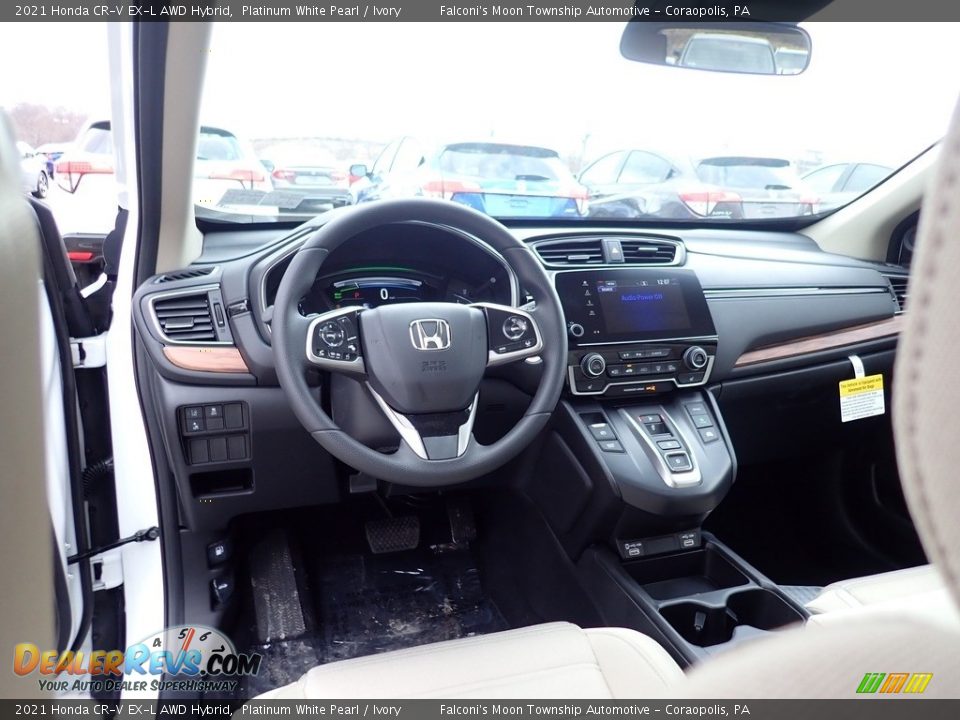 Front Seat of 2021 Honda CR-V EX-L AWD Hybrid Photo #10
