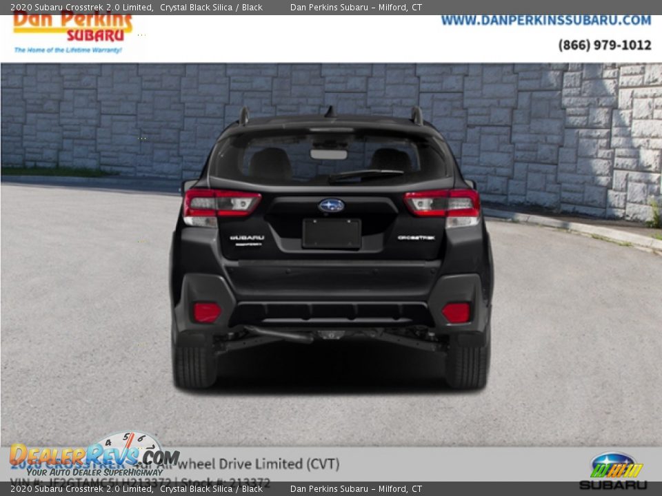 2020 Subaru Crosstrek 2.0 Limited Crystal Black Silica / Black Photo #8