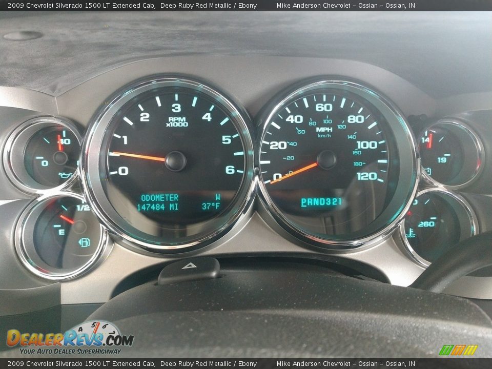 2009 Chevrolet Silverado 1500 LT Extended Cab Gauges Photo #28