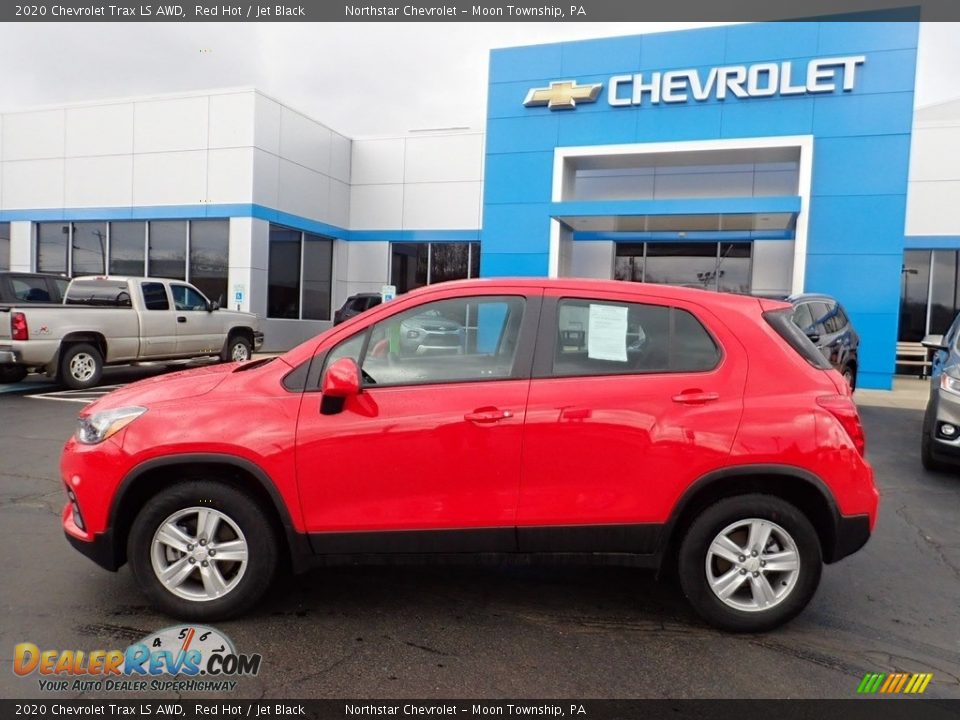 2020 Chevrolet Trax LS AWD Red Hot / Jet Black Photo #3