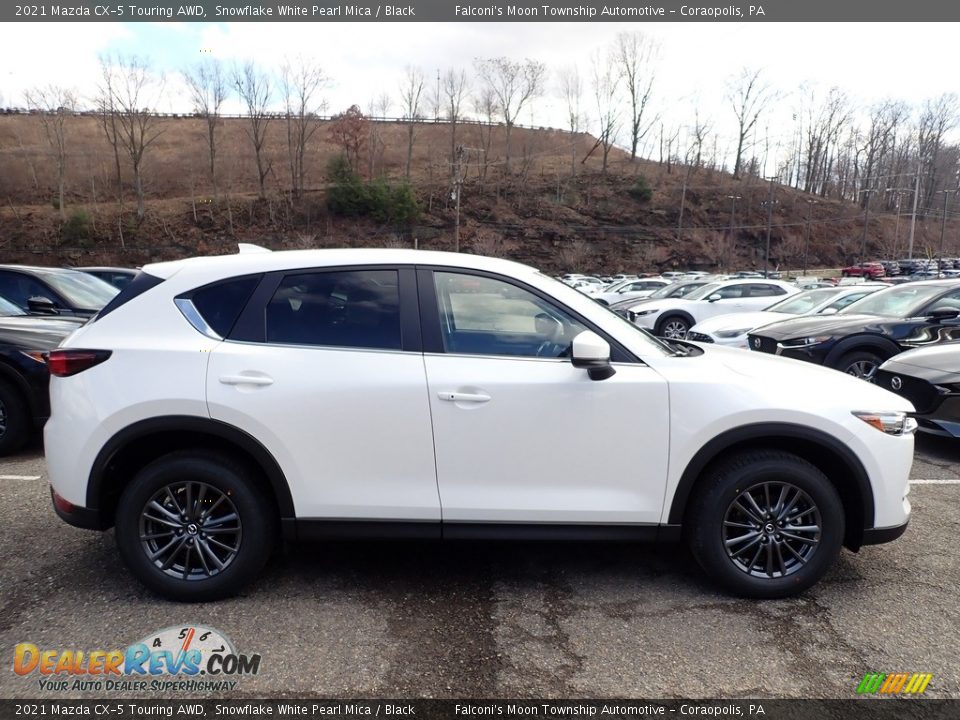 2021 Mazda CX-5 Touring AWD Snowflake White Pearl Mica / Black Photo #1