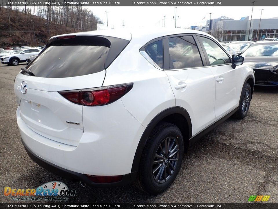 2021 Mazda CX-5 Touring AWD Snowflake White Pearl Mica / Black Photo #2