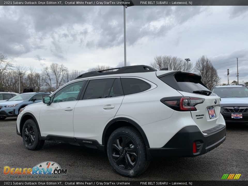 2021 Subaru Outback Onyx Edition XT Crystal White Pearl / Gray StarTex Urethane Photo #6