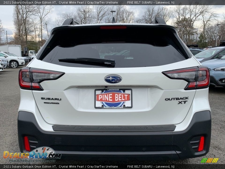 2021 Subaru Outback Onyx Edition XT Crystal White Pearl / Gray StarTex Urethane Photo #7