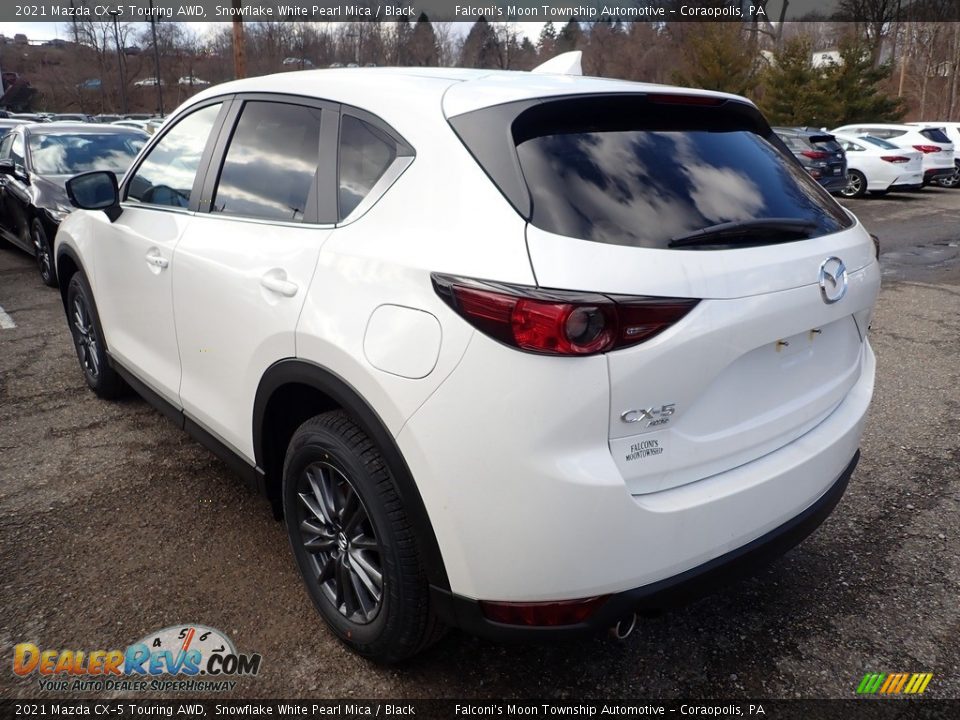 2021 Mazda CX-5 Touring AWD Snowflake White Pearl Mica / Black Photo #6