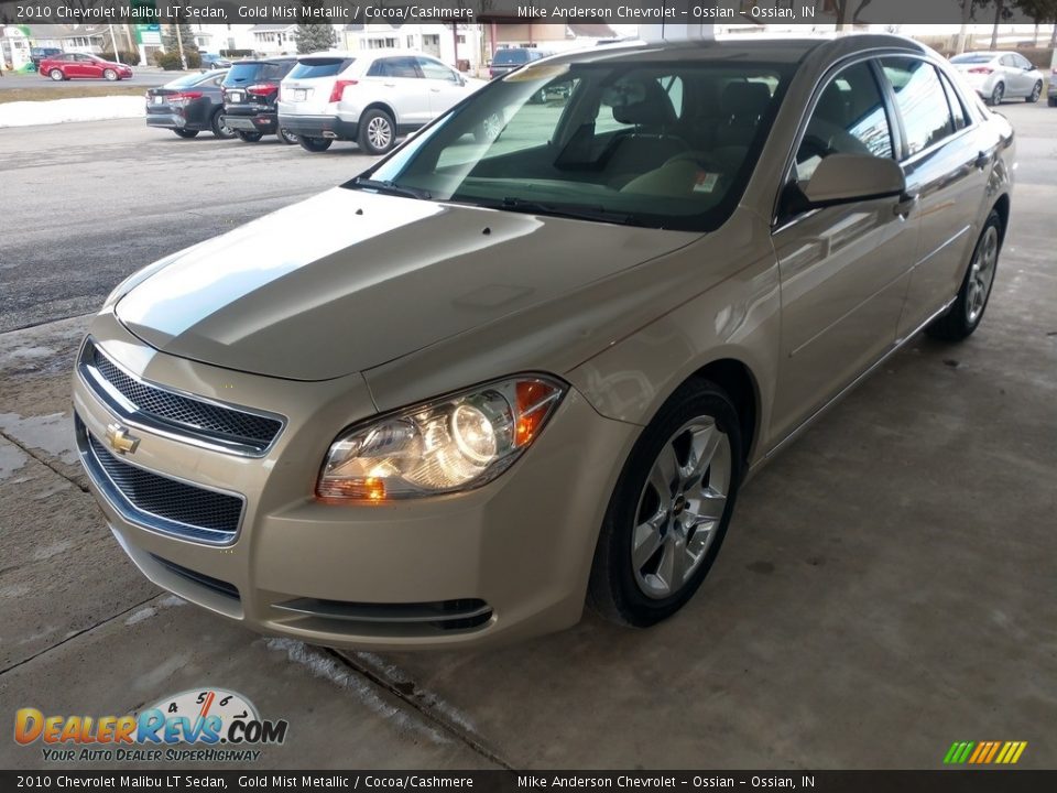 2010 Chevrolet Malibu LT Sedan Gold Mist Metallic / Cocoa/Cashmere Photo #6