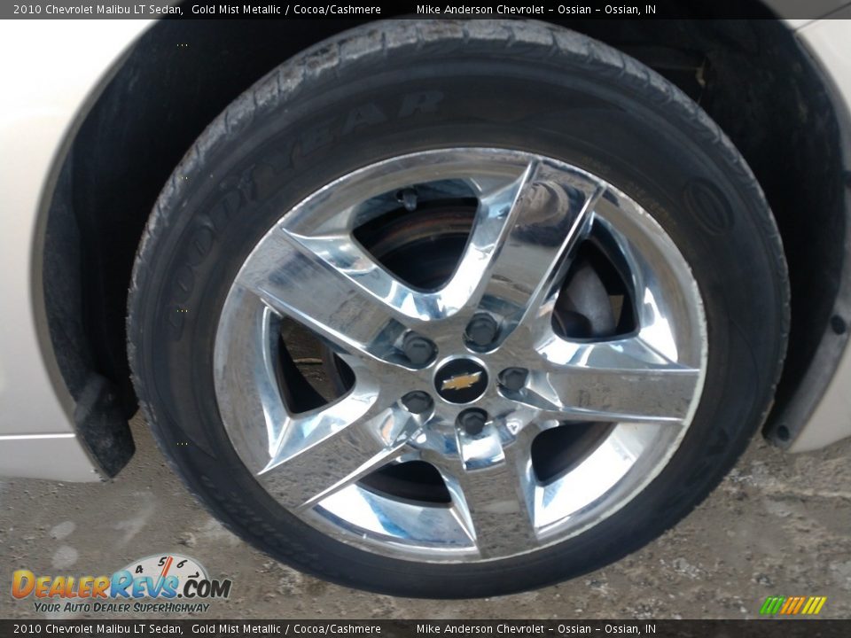 2010 Chevrolet Malibu LT Sedan Gold Mist Metallic / Cocoa/Cashmere Photo #9