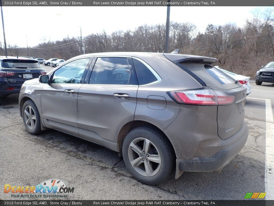 2019 Ford Edge SEL AWD Stone Gray / Ebony Photo #4