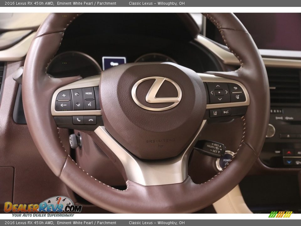 2016 Lexus RX 450h AWD Steering Wheel Photo #7