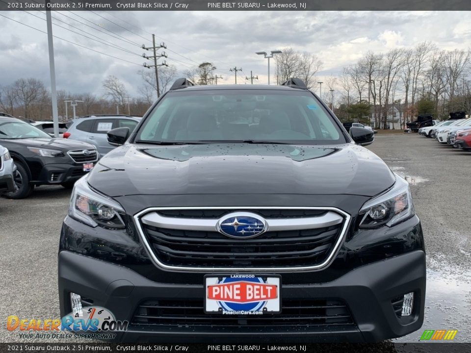 2021 Subaru Outback 2.5i Premium Crystal Black Silica / Gray Photo #3