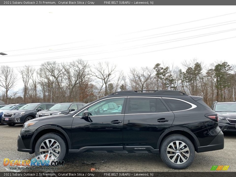 2021 Subaru Outback 2.5i Premium Crystal Black Silica / Gray Photo #4