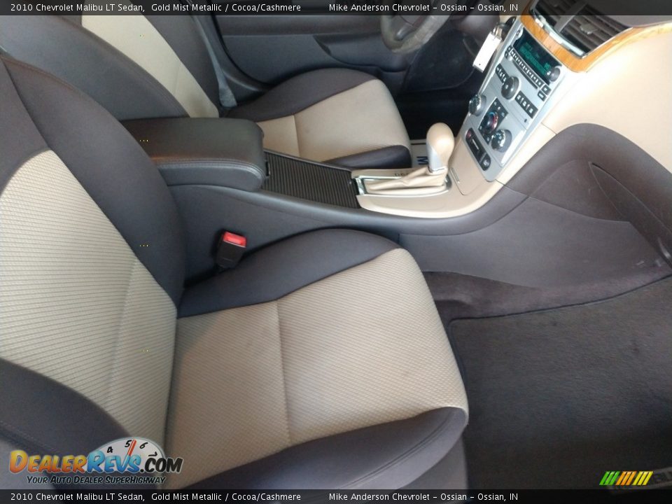 2010 Chevrolet Malibu LT Sedan Gold Mist Metallic / Cocoa/Cashmere Photo #16