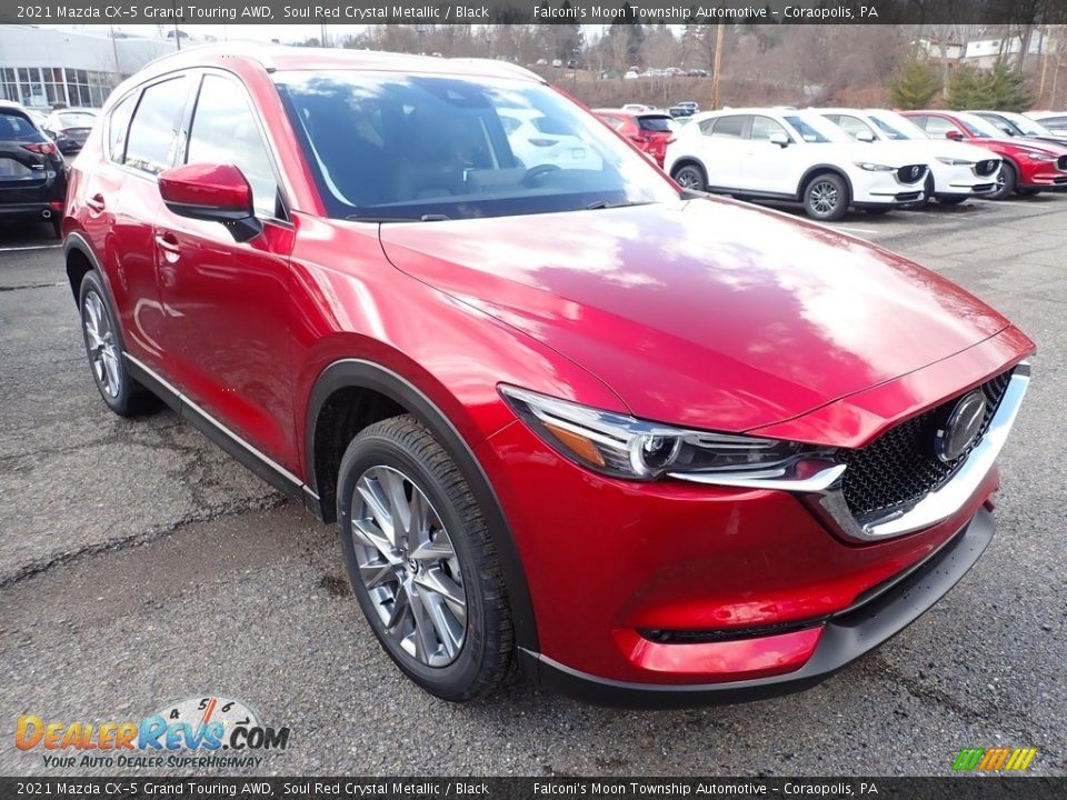 2021 Mazda CX-5 Grand Touring AWD Soul Red Crystal Metallic / Black Photo #3