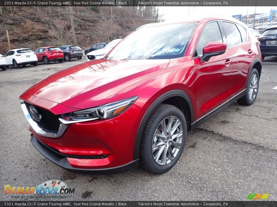 2021 Mazda CX-5 Grand Touring AWD Soul Red Crystal Metallic / Black Photo #5