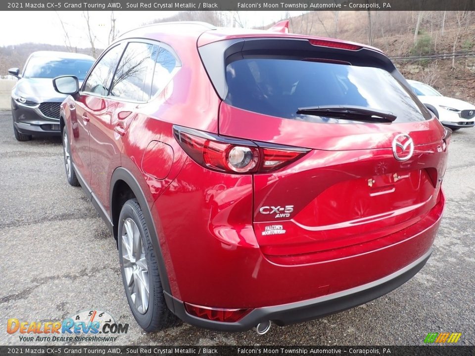 2021 Mazda CX-5 Grand Touring AWD Soul Red Crystal Metallic / Black Photo #6