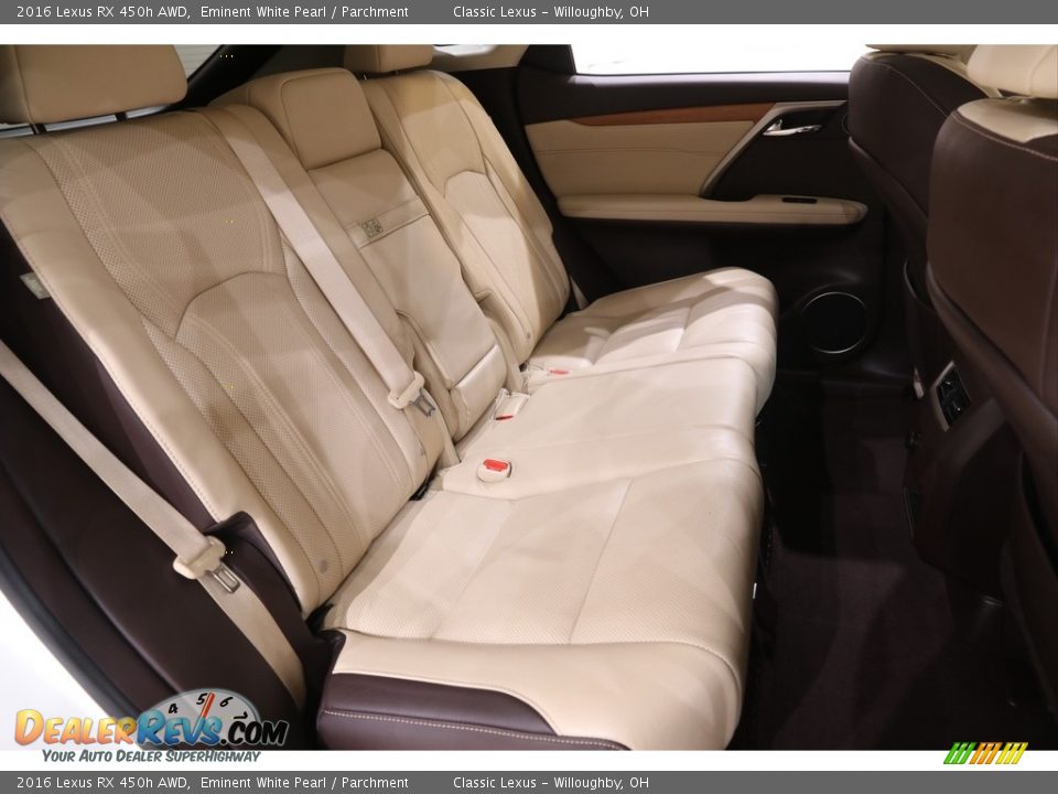 Rear Seat of 2016 Lexus RX 450h AWD Photo #23