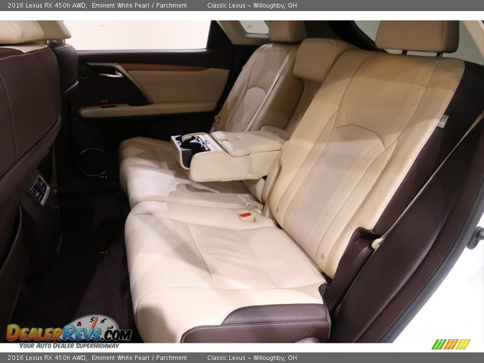 Rear Seat of 2016 Lexus RX 450h AWD Photo #25