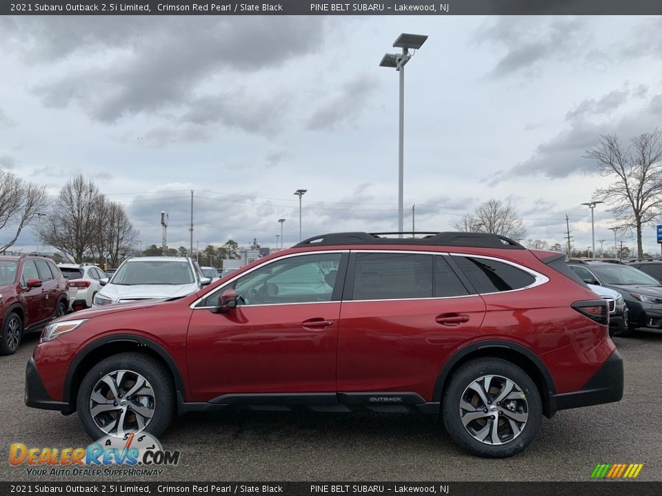 2021 Subaru Outback 2.5i Limited Crimson Red Pearl / Slate Black Photo #4