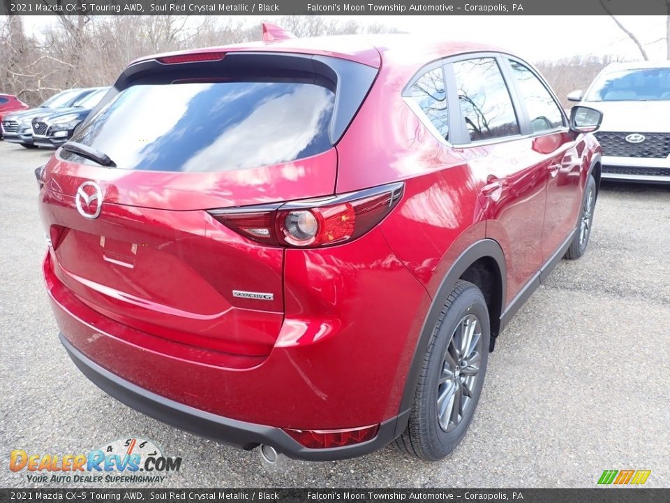 2021 Mazda CX-5 Touring AWD Soul Red Crystal Metallic / Black Photo #2